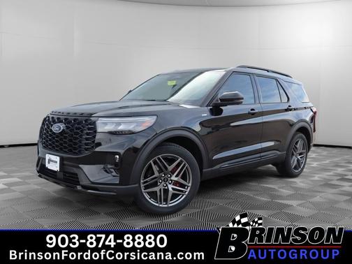 Agate Black Metallic 2026 Ford Explorer ST-Line
