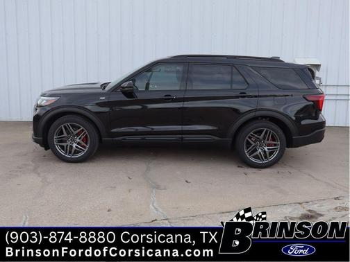 Agate Black Metallic 2026 Ford Explorer ST-Line