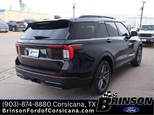 Agate Black Metallic 2026 Ford Explorer ST-Line