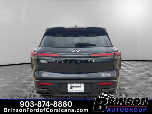 Mineral Black 2023 INFINITI QX60 Luxe