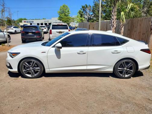 White 2025 Acura Integra CVT w/A-Spec Technology Package