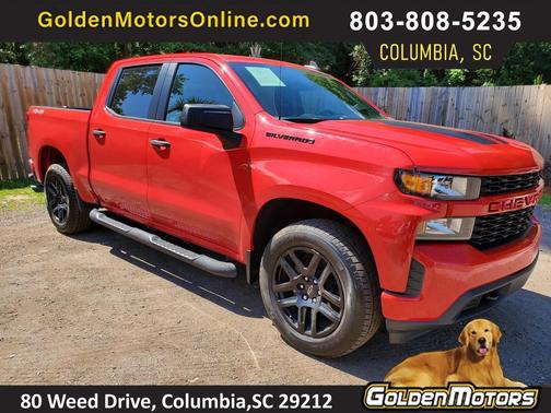 Red 2021 Chevrolet Silverado 1500 Custom