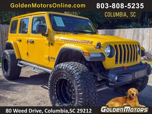 Yellow 2019 Jeep Wrangler Unlimited Rubicon