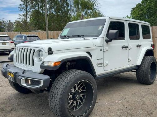 White 2021 Jeep Wrangler Unlimited Sahara