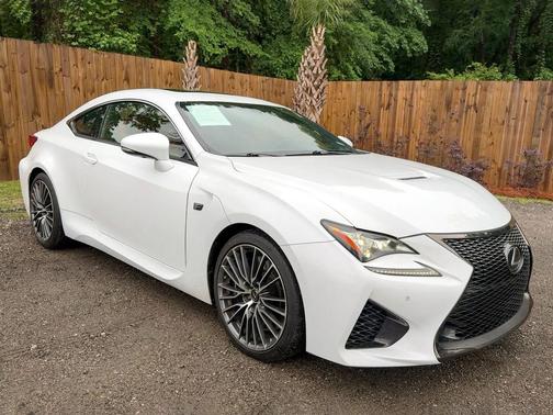White 2015 Lexus RC F Base