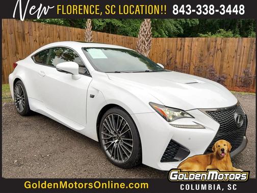 White 2015 Lexus RC F Base