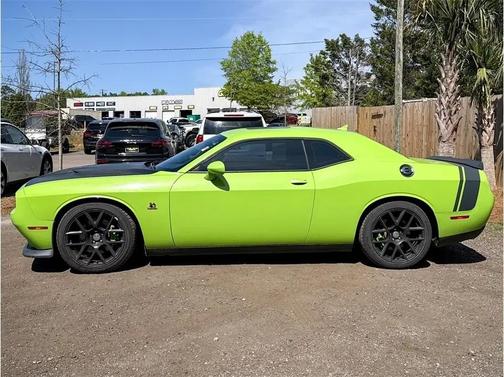 Green 2015 Dodge Challenger R/T Scat Pack