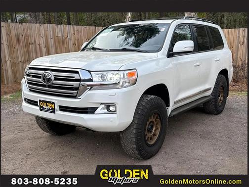 White 2019 Toyota Land Cruiser Base