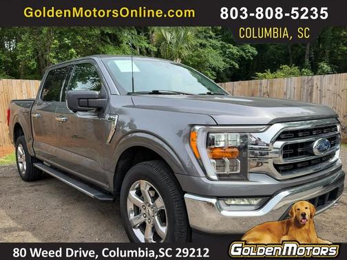 Gray 2021 Ford F-150 XLT