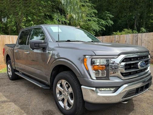 Gray 2021 Ford F-150 XLT