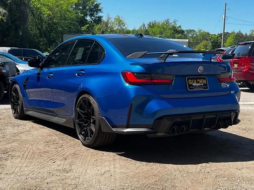 Blue 2024 BMW M3 Individual Sapphire Blue PPF Carbon Upgrades