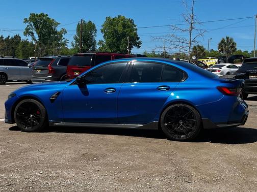 Blue 2024 BMW M3 Individual Sapphire Blue PPF Carbon Upgrades