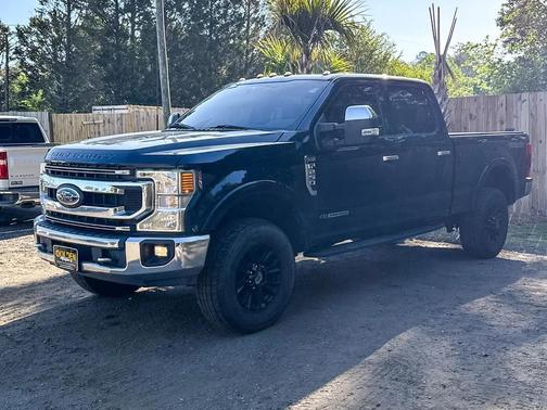 Blue 2021 Ford F-250 XLT