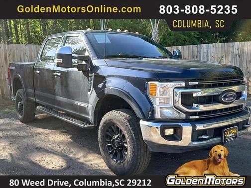 Blue 2021 Ford F-250 XLT