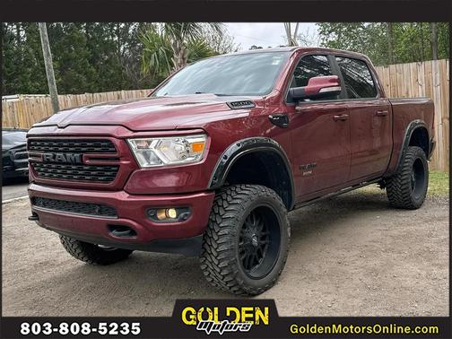 Red 2022 RAM 1500 Big Horn/Lone Star
