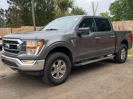 Gray 2021 Ford F-150 XLT