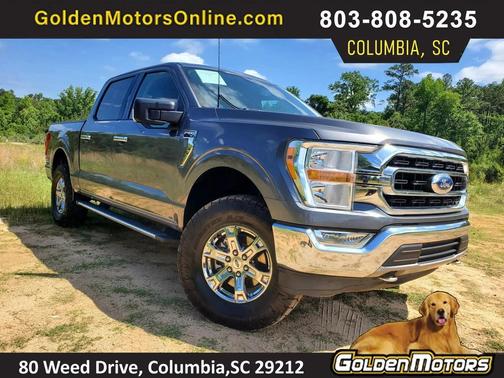 Gray 2021 Ford F-150 XLT