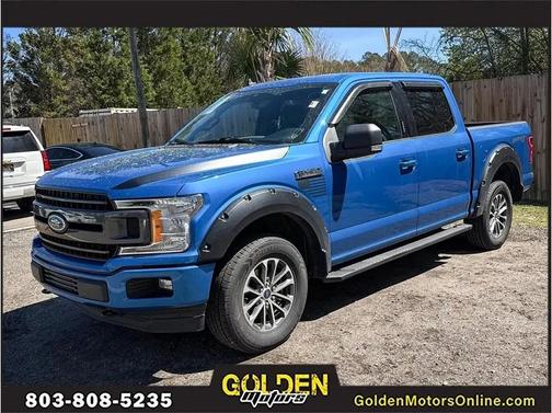 Blue 2020 Ford F-150 XLT