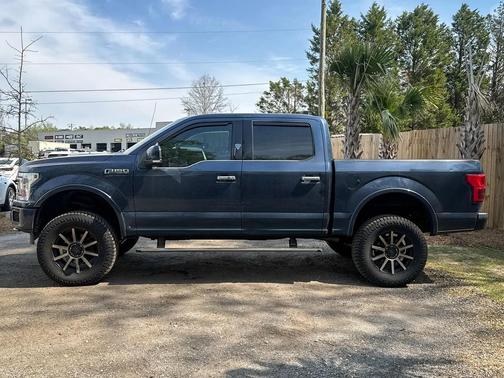 Blue 2018 Ford F-150 Limited