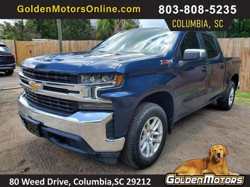 Blue 2021 Chevrolet Silverado 1500 LT