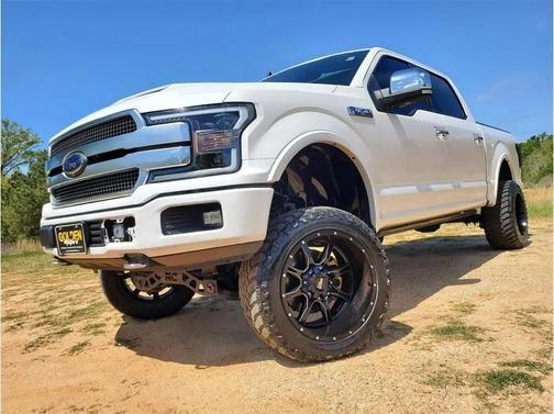 White 2018 Ford F-150 Platinum