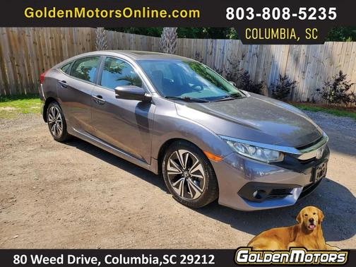 Gray 2017 Honda Civic EX-T