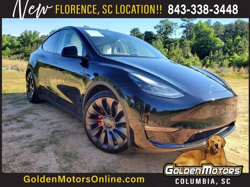 Black 2022 Tesla Model Y Performance AWD