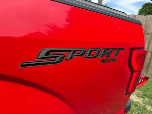 Red 2018 Ford F-150 Lariat