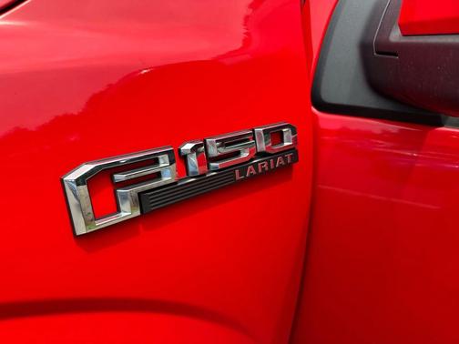 Red 2018 Ford F-150 Lariat