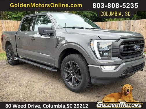 Gray 2021 Ford F-150 XLT