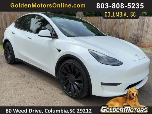 White 2022 Tesla Model Y Performance AWD