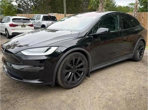 Black 2022 Tesla Model X Plaid AWD Bucket Seats 3rd Row