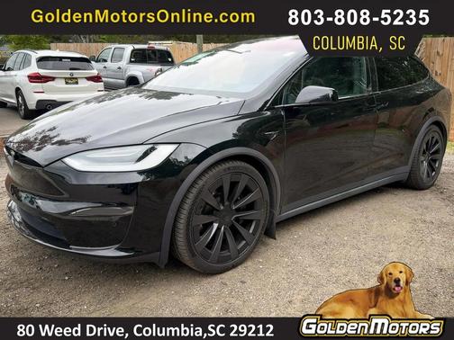 Black 2022 Tesla Model X Plaid AWD Bucket Seats 3rd Row