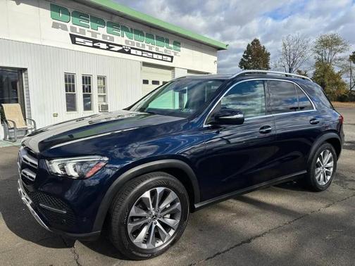 Blue 2021 Mercedes-Benz GLE 350 4MATIC SUV