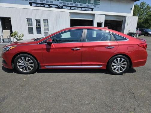 Scarlet Red 2017 Hyundai SONATA Sport