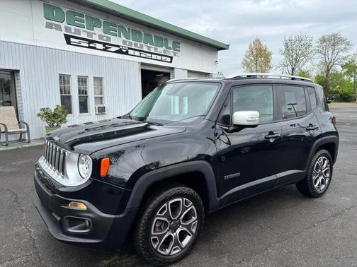Black 2017 Jeep Renegade Limited