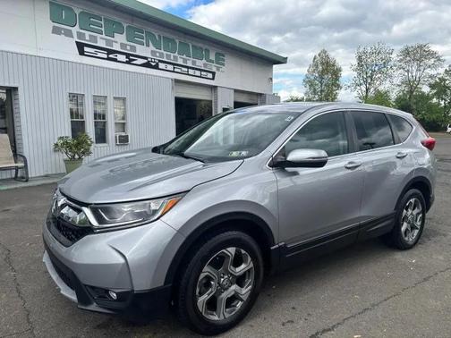 Lunar Silver Metallic 2018 Honda CR-V EX-L