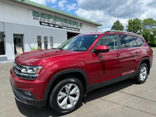 Fortana Red Metallic 2018 Volkswagen Atlas 3.6L SE