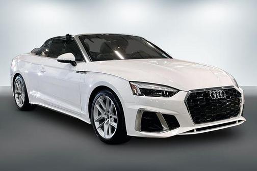 Ibis White/Black Roof 2023 Audi A5 45 S line Premium Plus