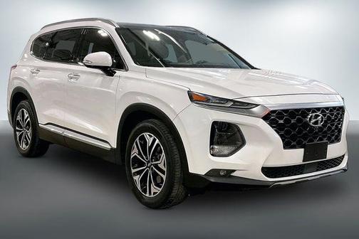 Quartz White 2019 Hyundai SANTA FE Ultimate 2.0T