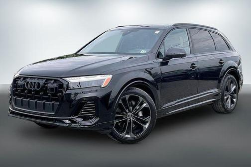 Mythos Black Metallic 2025 Audi Q7 55 Prestige