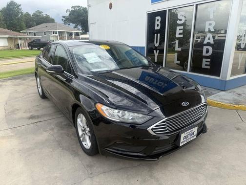 Shadow Black 2018 Ford Fusion SE