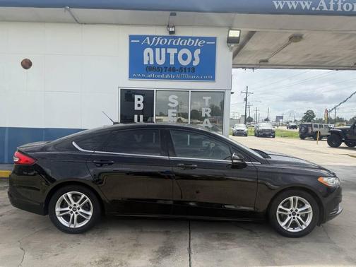 Shadow Black 2018 Ford Fusion SE