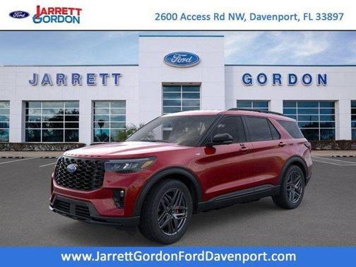 Rapid Red Metallic Tinted Clearcoat 2026 Ford Explorer ST-Line
