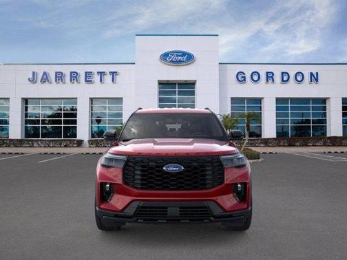 Rapid Red Metallic Tinted Clearcoat 2026 Ford Explorer ST-Line