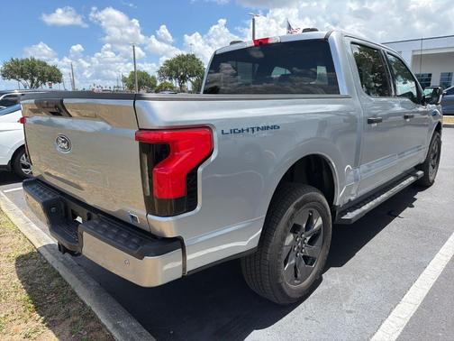 Silver Metallic 2024 Ford F-150 Lightning XLT