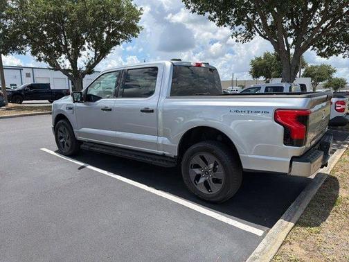 Silver Metallic 2024 Ford F-150 Lightning XLT