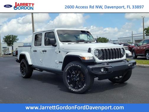 Bright White Clearcoat 2025 Jeep Gladiator Sport