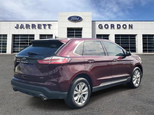 Burgundy 2024 Ford Edge Titanium