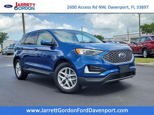 Blue Metallic 2024 Ford Edge SEL
